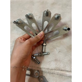 Bộ đầu tưới lốp ô tô, đầu bép bơm nước tươi lốp có sẵn chân bắt (1 bộ)