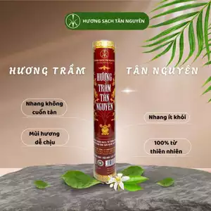 Hương trầm Tân Nguyên, hương trầm cao cấp, hương sạch ống 175 - 185 que dài 35cm