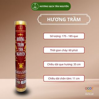 Hương trầm Tân Nguyên, hương trầm cao cấp, hương sạch ống 175 - 185 que dài 35cm