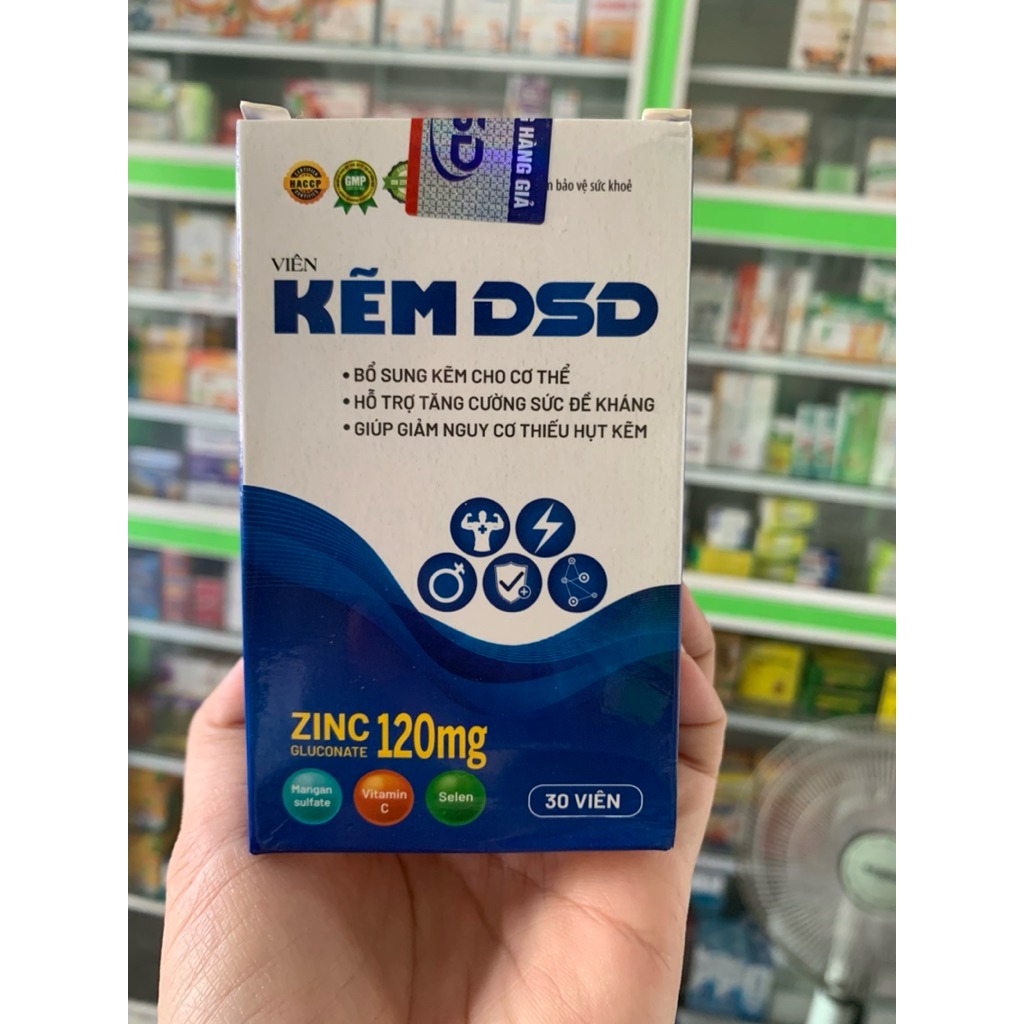 ✅[Chính Hãng] kẽm DSD hộp 30 viên, phiên bản cải tiến (date mới nhất)