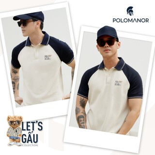 Áo polo nam cao cấp RUM, BST LET'S GẤU, vải cá sấu cotton interlock, thanh lịch - POLOMANOR