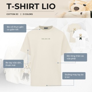 [DEAL SIZE XXL] Áo thun cao cấp LIO, BST LET'S GẤU, chất liệu Cotton 2C đứng form, thoáng mát - POLOMANOR