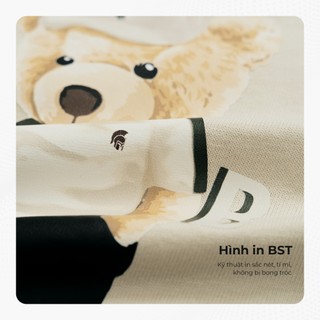 [DEAL SIZE XXL] Áo thun cao cấp LIO, BST LET'S GẤU, chất liệu Cotton 2C đứng form, thoáng mát - POLOMANOR