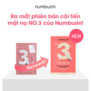 Mặt Nạ NUMBUZIN MASK No.1, No.2, No.3, No.4, No.5 Mặt nạ chăm sóc da và bổ sung độ ẩm 27ml