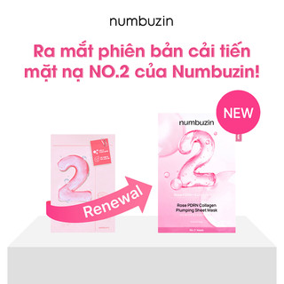 Mặt Nạ NUMBUZIN MASK No.1, No.2, No.3, No.4, No.5 Mặt nạ chăm sóc da và bổ sung độ ẩm 27ml