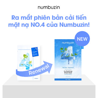 Mặt Nạ NUMBUZIN MASK No.1, No.2, No.3, No.4, No.5 Mặt nạ chăm sóc da và bổ sung độ ẩm 27ml