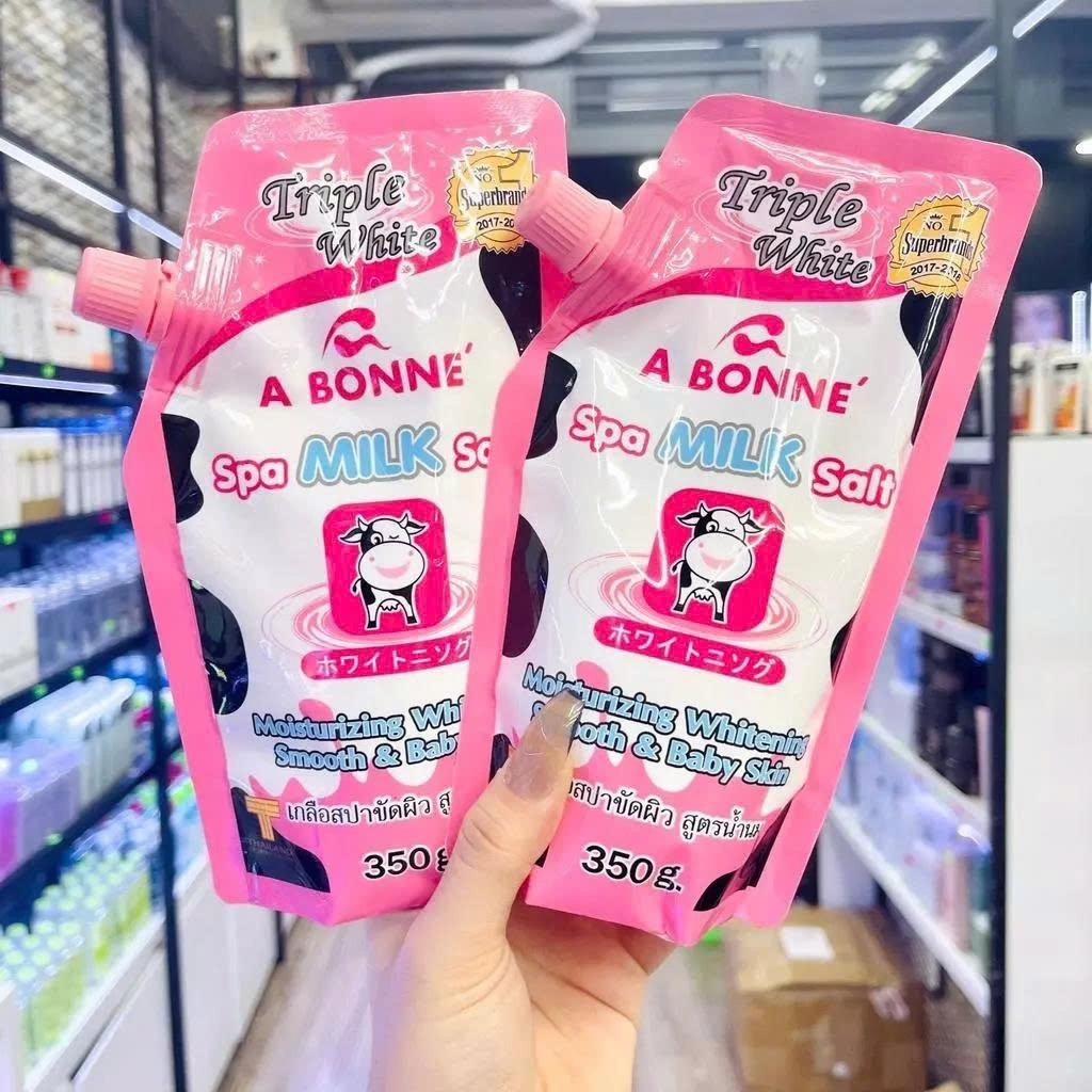Muối Tắm Sữa Bò A Bonne' Thái Lan Chính Hãng 350gr