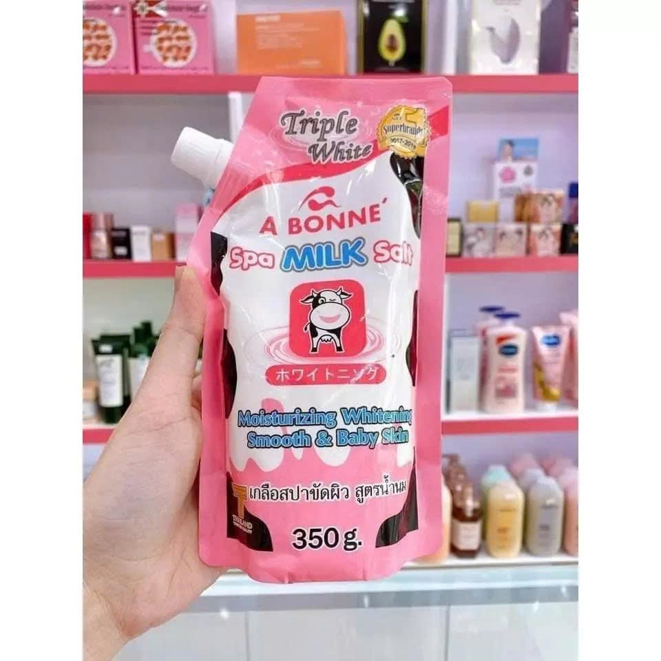 Muối Tắm Sữa Bò A Bonne' Thái Lan Chính Hãng 350gr