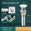 xiphong chậu rửa bát｜nắp cống ngăn mùi |Có lưới lọc,Ngăn tắc nghẽn,Thiết kế chống mùi, Dùng cho nhiều loại chậu rửa