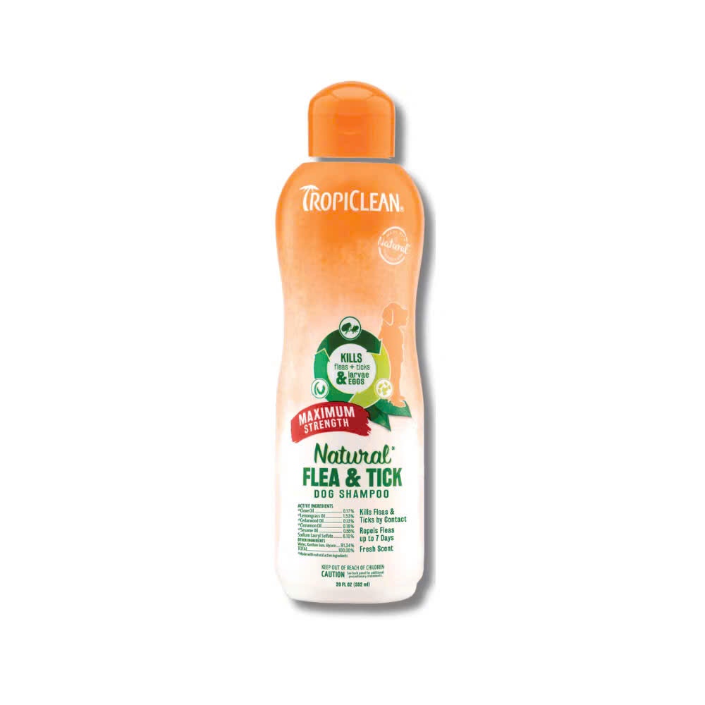 Sữa tắm loại bỏ ve rận , bọ chét Tropical Flea & Tick chai 592ml