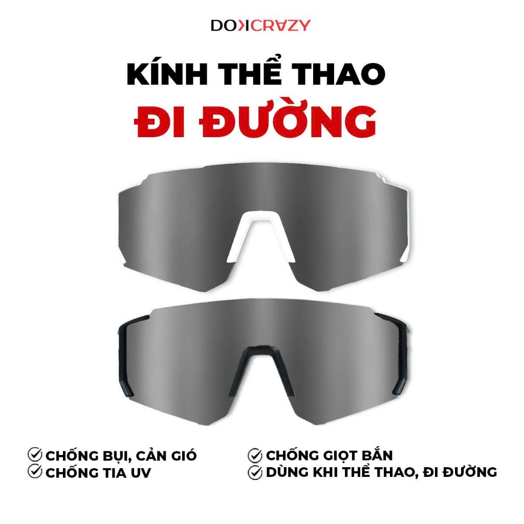 KÍNH RÂM CHỐNG BỤI ĐI ĐƯỜNG CHO NGƯỜI ĐI XE MÁY, XE ĐẠP, THỂ THAO ...