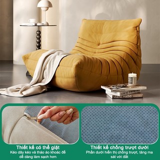 Ghế Sofa Lười Thư Giãn, Ghế Lười Togo bọc vải, Ghế Sofa Thư Giãn Cao Cấp, Decor Phòng Hiện Đại