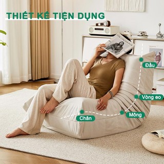 Ghế Sofa Lười Thư Giãn, Ghế Lười Togo bọc vải, Ghế Sofa Thư Giãn Cao Cấp, Decor Phòng Hiện Đại