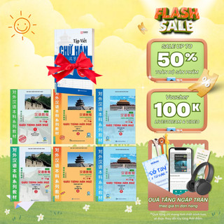 Sách - Combo Giáo trình Hán ngữ 6 quyển - Tặng Tập viết chữ Hán - MCBooks Chính Hãng