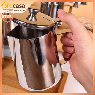 Bình đựng nước - ấm rót nước inox có vòi ngắn có nắp - 1 lít - 1.5 lít - 2 lít - Ca rót nước inox dày dặn