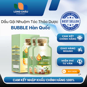 Dầu Gội Nhuộm Tóc BUBBLE HUANG YI Hàn Quốc Thảo Dược Tự Nhiên Lên Màu Chuẩn Salon Không Đau Rát
