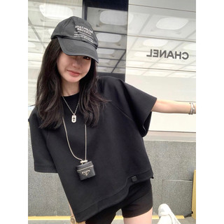 Le rouge | Áo thun nữ form rộng boxy tay cánh dơi
