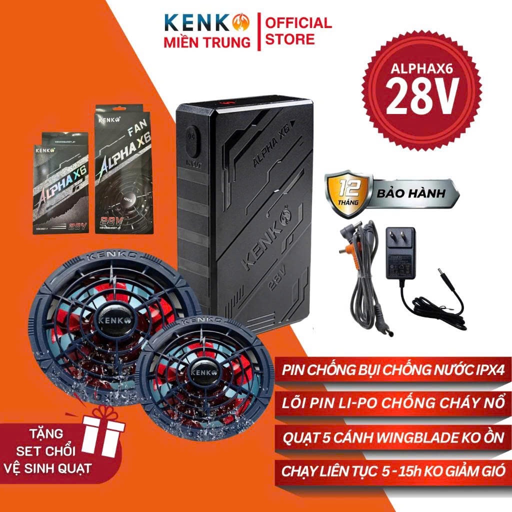 [KENKO STORE] Phụ Kiện 28V Alpha X6 mới ra mắt. Ưu điểm mạnh mẽ, êm ái, k hạ áp! Bảo hành 12 tháng!