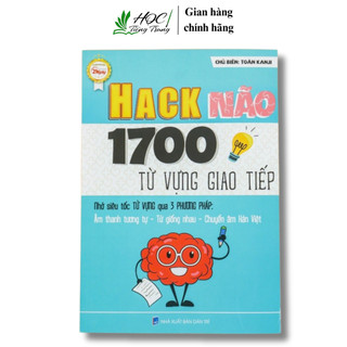 Sách - Hack Não Từ Vựng Tiếng Nhật - 1700 Từ Vựng Giao Tiếp(tặng kèm quà)