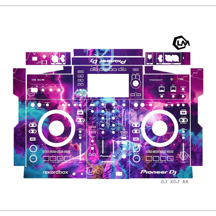 Tấm Dán Skin DJ XDJ RR, Skin In Theo Yêu Cầu IB Shop Để Gửi Mẫu