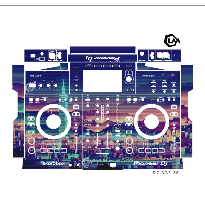 Tấm Dán Skin DJ XDJ RR, Skin In Theo Yêu Cầu IB Shop Để Gửi Mẫu