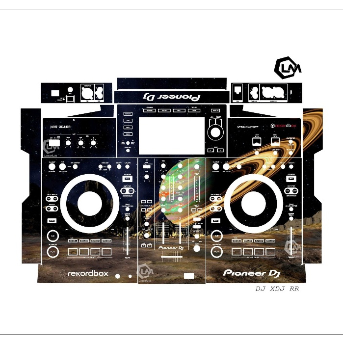 Tấm Dán Skin DJ XDJ RR, Skin In Theo Yêu Cầu IB Shop Để Gửi Mẫu