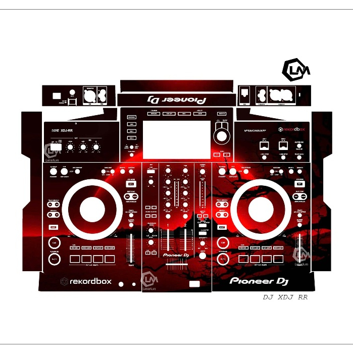 Tấm Dán Skin DJ XDJ RR, Skin In Theo Yêu Cầu IB Shop Để Gửi Mẫu