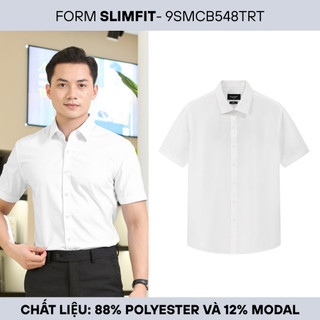 [T7_ĐỒNG GIÁ 319K] Áo Sơ Mi Nam Ngắn Tay BILUXURY 9SMCB548 Chất Vải Kháng Khuẩn Chống Tia UV