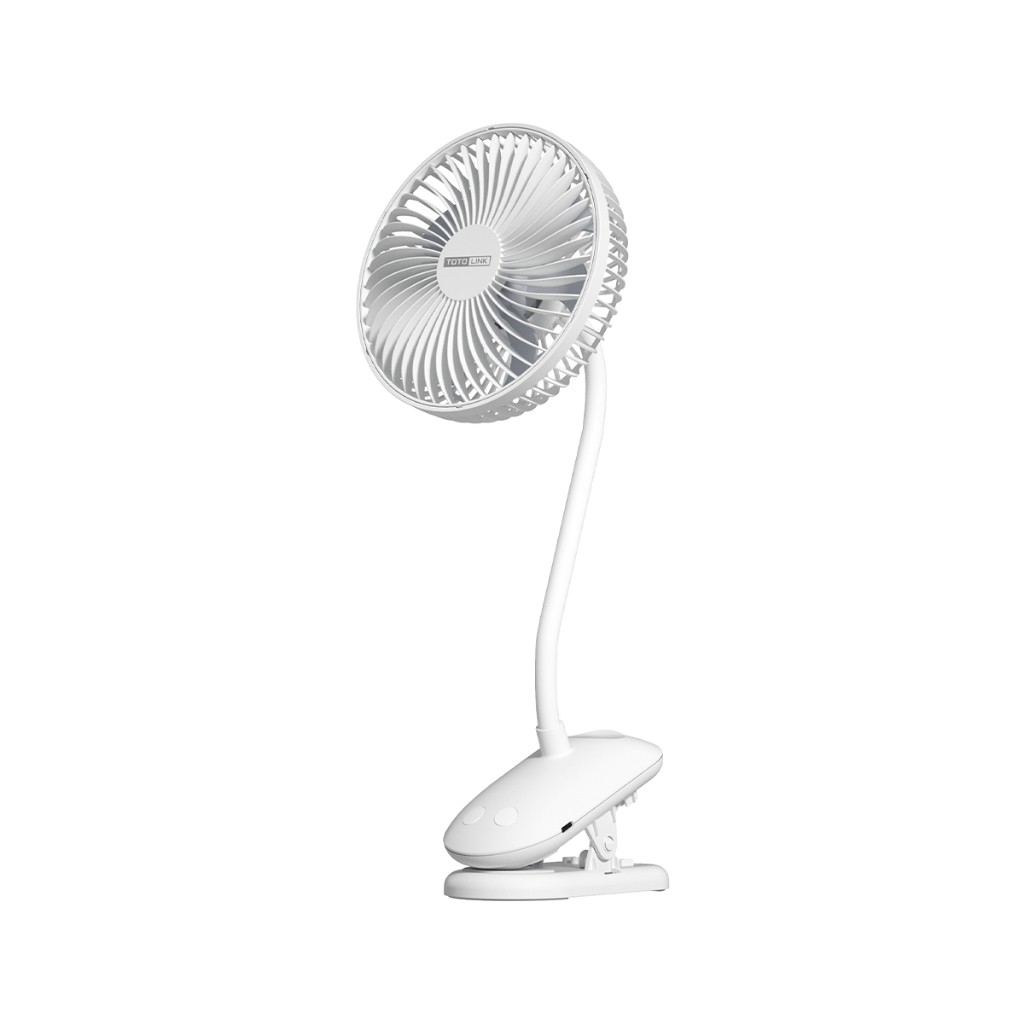 [Hỏa Tốc] Quạt Sạc Kẹp Đa Năng TOTOLINK Fan01 – Kẹp Xe Nôi, Nôi Em Bé, Bàn Làm Việc – Pin Lâu, Xoay 360°, Sạc Type-C