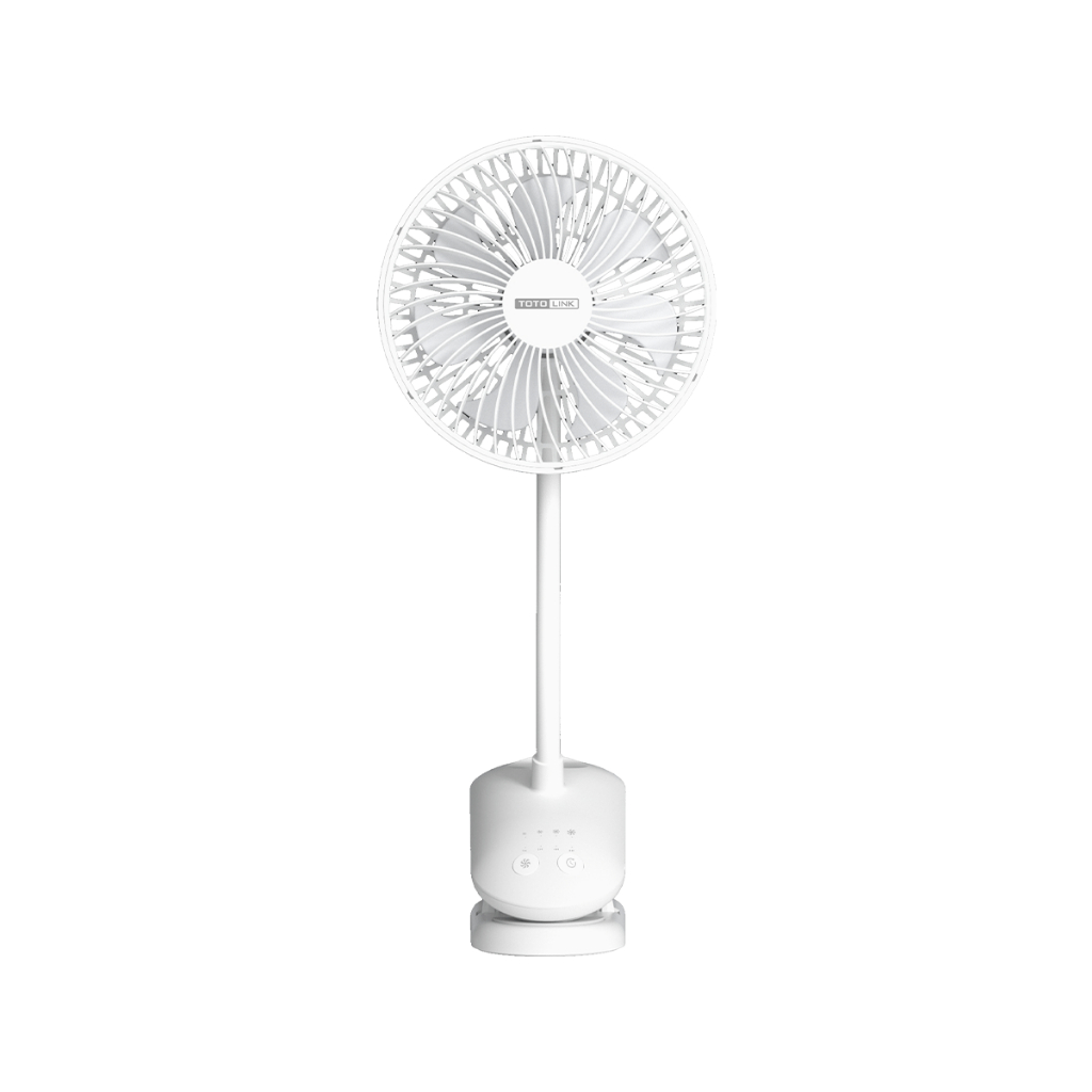 [Hỏa Tốc] Quạt Sạc Kẹp Đa Năng TOTOLINK Fan01 – Kẹp Xe Nôi, Nôi Em Bé, Bàn Làm Việc – Pin Lâu, Xoay 360°, Sạc Type-C