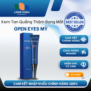 Kem Tan Quầng Thâm Bọng Mắt Open Eyes Mỹ Xoá Tan Quầng Thâm Bọng Mắt Vết Chân Chim