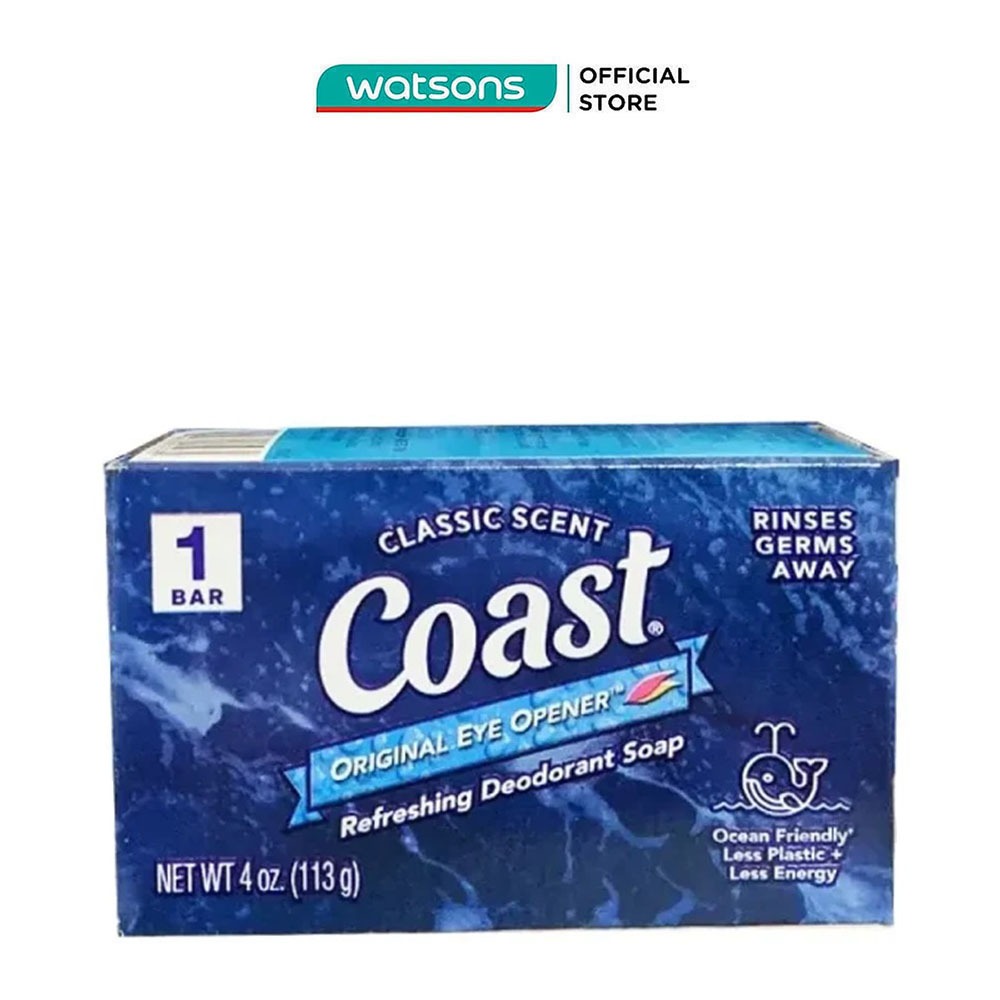 Xà Phòng Coast Classic Scent Refreshing Deodorant Soap 113g