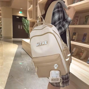 Balo Vải Chống Thấm Nước Hot Trend LEZA đi học, đi du lịch học sinh sinh viên
