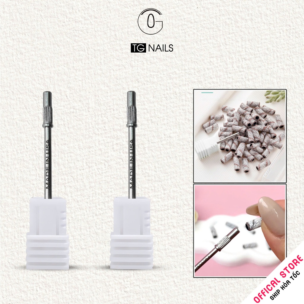 Đầu mài lắp nhám mini nails tiện lợi
