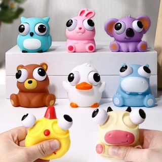 Động Vật Mắt Lồi Squishy Nắn Bóp Đàn Hồi Giảm Stress Slime Đồ Chơi Trẻ Em Hot Trend Giảm Căng Thẳng