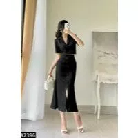 Váy midi công sở thanh lịch A2396