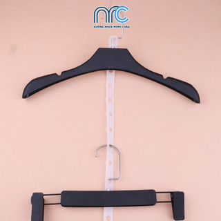 10 Sợi Dây nhựa mix phối đồ, Dây mix đồ đen, trắng treo bộ đồ dành cho cửa hàng thời trang, quần áo