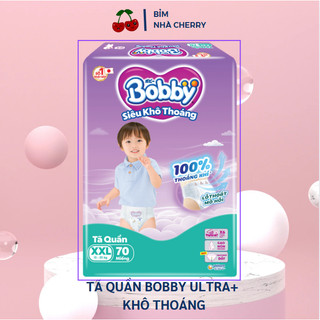 (COMBO 2 bịch)- tặng quà Tã quần Bobby Ultra / Bỉm quần Bobby Ultra siêu khô thoáng đủ size cho bé M96/L88/XXL70