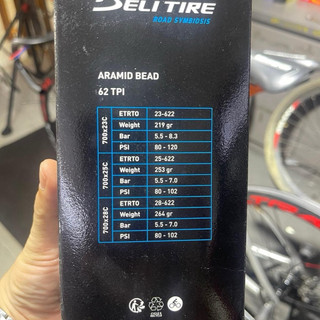 Vỏ/ Lốp Xe Đạp đua Road Deli Aramid 700x23-25-28C SA-025 Black SkinWall Gấp Gọn,Talon Mềm Áp Suất 80-120PSI 62TPI
