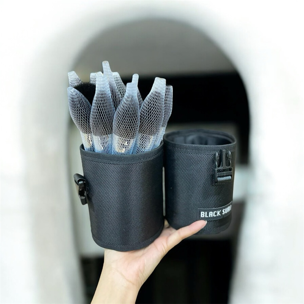Ống Đựng Cọ Trang Điểm BLACK SURI – Chống Bụi, Cứng Cáp, Gọn Gàng, Dễ Dàng Mang Theo