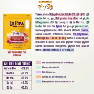 Hạt Khô Dành Cho Chó LAPAW Cung Cấp Đầy Đủ Dinh Dưỡng Cần Thiết