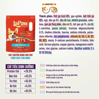 Hạt Khô Dành Cho Chó LAPAW Cung Cấp Đầy Đủ Dinh Dưỡng Cần Thiết