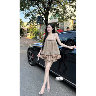 Sét ren 2 dây bling phối hoa kèm ảnh thật 💯💝đi CHƠI, đi LÀM ,đi du lịch sang chảnh, xinh XINH đẹp tuyệt vời !!😘