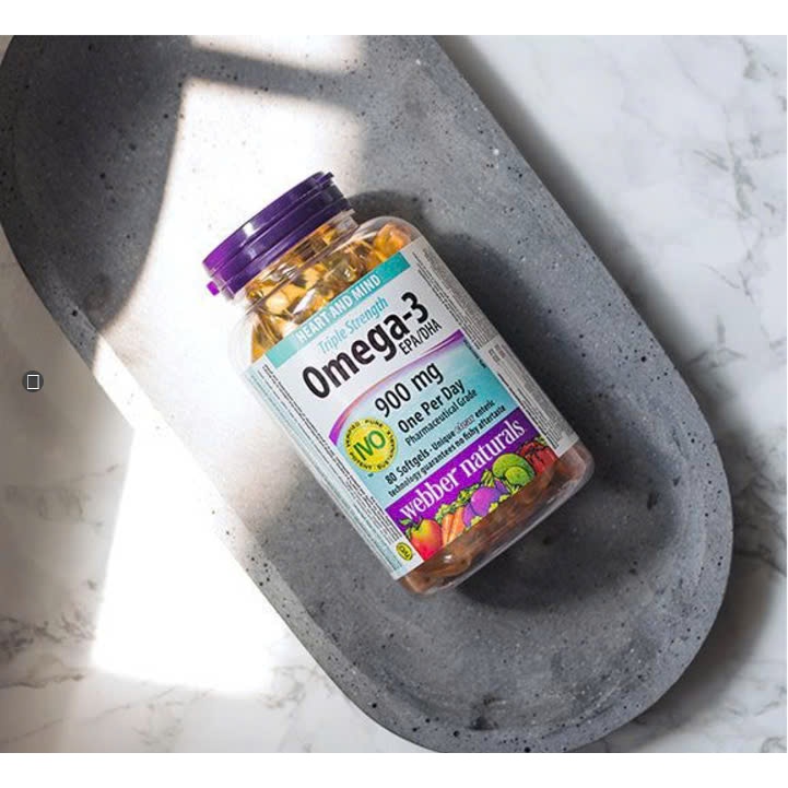 [KEYGYM][TẶNG QUÀ] Dầu Cá Webber Natruals Omega3 900mg, 120 Viên - KEYGYM.