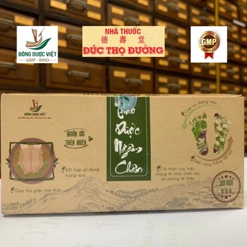 Bột Thảo Dược Ngâm Chân Túi Lọc Đông Y - 36 vị dược liệu - Giảm Đau Nhức - Tê Chân - Giảm Hôi Chân Đủ Vị - 30 gói