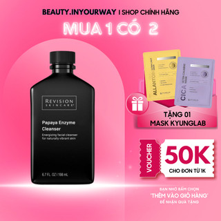Sữa Rửa Mặt Tẩy Tế Bào Chết, Cân Bằng Độ Ẩm Revision Skincare Papaya Enzyme Cleanser