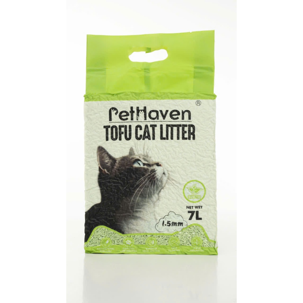 Cát Vệ Sinh Đậu Nành PetHaven Gói 2.5kg Khử Mùi Vón Cục Nhanh Ít Bụi Có Thể Xả Bồn Cầu