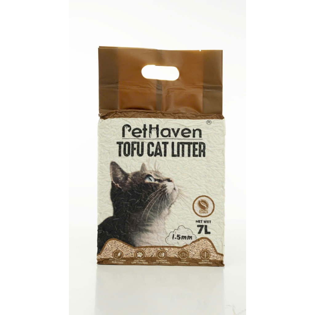 Cát Vệ Sinh Đậu Nành PetHaven Gói 2.5kg Khử Mùi Vón Cục Nhanh Ít Bụi Có Thể Xả Bồn Cầu