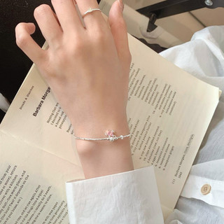 Lắc Tay Nữ Bạc 925 Charm Ngôi Sao Xinh Xắn Đốt Ống Tre Phá Cách – Vòng Tay Hàn Quốc Dễ Thương Dành Cho Nàng
