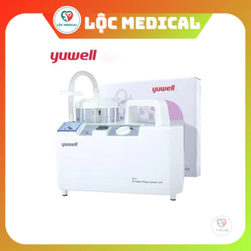 Máy Hút Dịch Yuwell 7E-A Hút Đờm Mũi Họng 1 Bình (tặng kèm 1 đầu hút mũi )